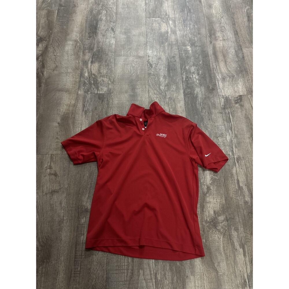 Red Nike Golf Polo Size Medium